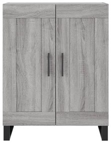 Aparador 69,5x34x90 cm derivados de madeira cinzento sonoma