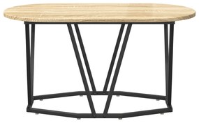 Mesa de Centro em Carvalho Sonoma 80x40x40,5 cm, Madeira Revestida e M