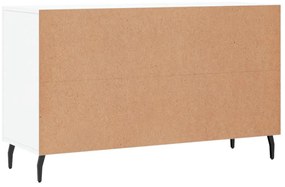 Aparador 100x36x60 cm derivados de madeira branco brilhante