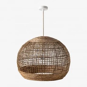 Lâmpada De Teto Udane Natural - Branco & Ø70 Cm Udane - Sklum