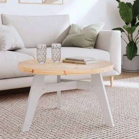 vidaXL Tampo de mesa redondo Ø70x3 cm madeira de pinho maciça