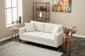 Sofá de 2 Lugares Berlin – Creme – 180x83x91 cm