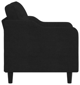 Poltrona 60 cm tecido preto