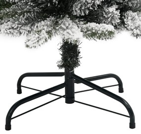Árvore de Natal artificial com 150 luzes LED e neve 150 cm