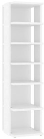 Sapateiras 2 pcs 27,5x27x102 cm derivados de madeira branco