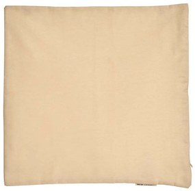 Capa de travesseiro Creme Bege 45 x 0,5 x 45 cm 60 x 0,5 x 60 cm - 60 x 60 cm