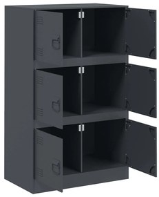 Aparador 67x39x107 cm aço antracite