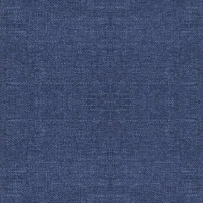 Cadeiras de jantar giratórias 2 pcs tecido azul