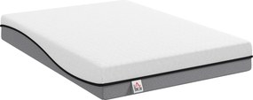 HOMCOM Colchão 140x200cm H3 médio-firme 20 cm de altura Ergonômico, Respirável de espuma viscoelástica com gel, OEKO-TEX &amp; CertiPUR | Aosom Portugal