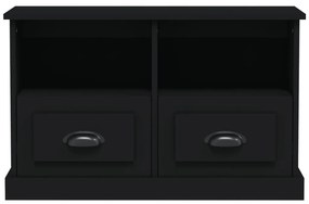 Móvel de TV 80x35x50 cm derivados de madeira preto