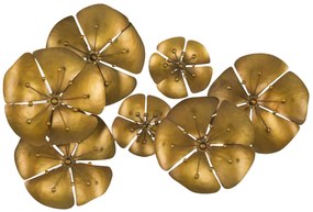 PANNELLO EM FERRO FLOWE GOLDY -B- CM 80X6X57