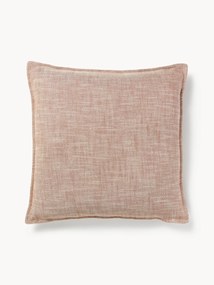 Large Linen Blend Sofa Cushion Lennon, 60 x 60 cm
