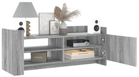 Móvel de TV 100x35x40 cm derivados de madeira cinzento sonoma