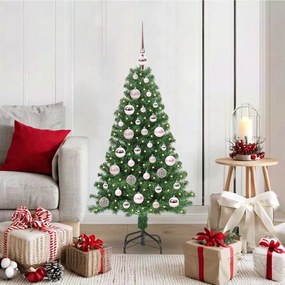 vidaXL Árvore de Natal Artificial Verde 120 cm PVC, Aço e Plástico
