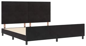 Cama vidaXL Preta 200x200 cm Veludo