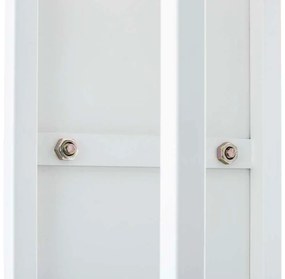 Suporte para lenha Spark 25 x 120 x 25 cm Branco