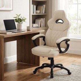 Cadeira de Escritório Gamer BIG XXX Creme