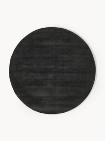 Tapete redondo artesanal em viscose Jane