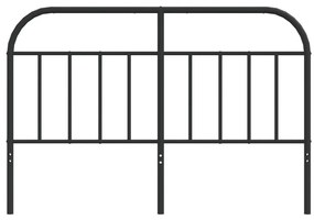 Cabeceira de cama 140 cm metal preto