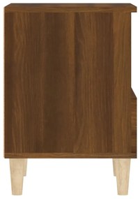 Mesas de cabeceira 2 pcs 40x35x50 cm cor carvalho castanho