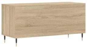 Armário p/ discos 100x38x48cm derivados madeira carvalho sonoma