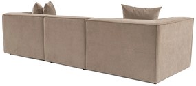 Sofá de 3 Lugares Sora – Cappuccino – 270 cm x 65 cm x 95 cm