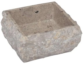 Lavatório 30x30x13 mármore cinzento