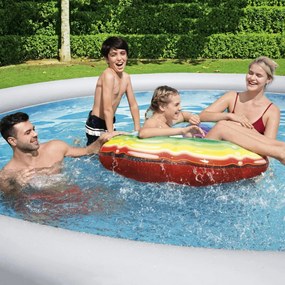 Piscina redonda Bestway Fast Set™ Ø457cm Cinzenta