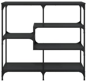 Mesa consola 103x32x95 cm derivados de madeira preto