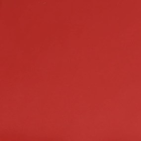 Apoio de pés 78x56x32 couro artificial vermelho tinto