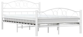 Estrutura de cama 120x200 cm metal branco