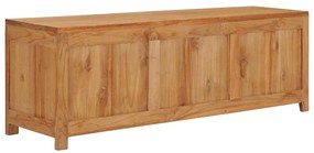 Móvel de TV 120x30x40 cm madeira de teca maciça