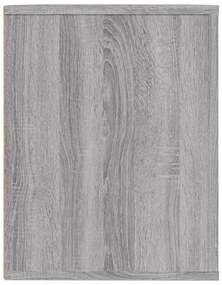 Sapateira 75x35x45 cm derivados de madeira cinzento sonoma