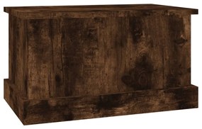 Caixa de arrumação 50x30x28 cm deriv. madeira carvalho fumado