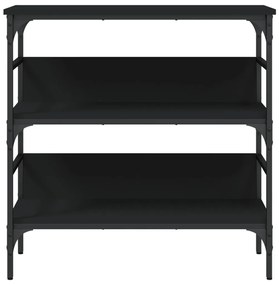 Mesa consola 75x32x75 cm derivados de madeira preto