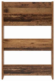 Armários para Sapatos de Parede 2 pcs Madeira antiga