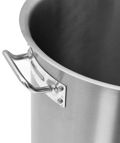 Panela 44 L 45x28 cm aço inoxidável