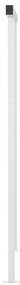Toldo retrátil manual com postes 4x3 m cor creme