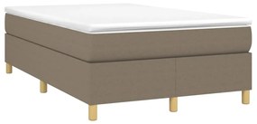 Estrutura cama sem colchão 120x200 cm tecido cinza-acastanhado