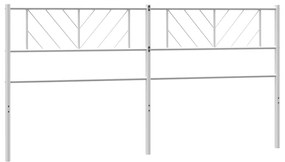 Cabeceira de cama 193 cm metal branco