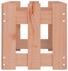 Canteiro elevado c/ design cerca 100x30x30 cm madeira douglas