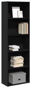 vidaXL Estante 60x30x189 cm derivados de madeira preto