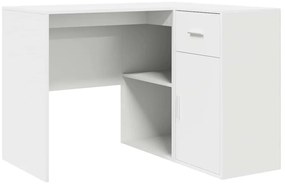 mesa de canto Branca 102x88x75 cm Madeira de Engenharia