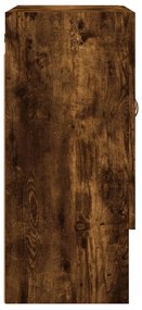 Armário parede 60x31x70 cm derivados de madeira carvalho fumado