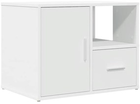 Armário de canto 160x40x45 cm derivados de madeira branco