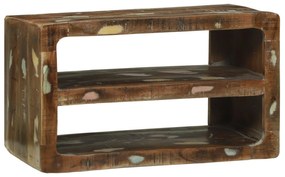 Armário de TV 60x32x36 cm Madeira Recuperada Maciça