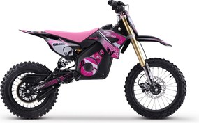 Moto elétrica de cross para crianças Motors Falcon 1600W Rosa