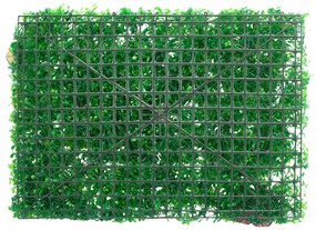 Vedação de plantas artificiais 6 pcs 40x60 cm verde
