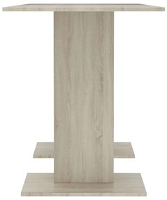 Mesa de jantar 110x60x75 cm derivados madeira carvalho sonoma