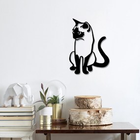 Acessório Decorativo de Parede Metal-411 – Preto – 39 x 55 cm